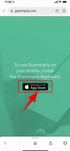 Grammarly keyboard