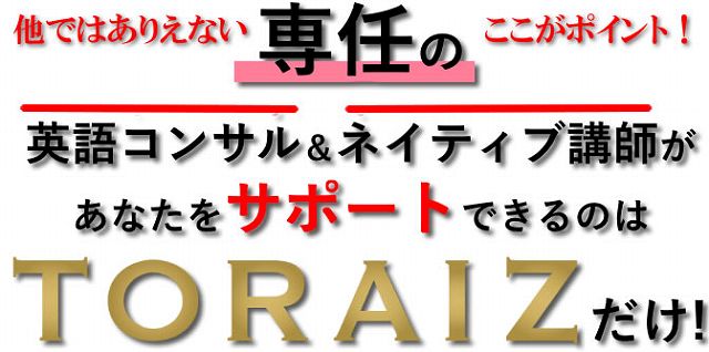 専任の日本人コンサルタントとネイティブコーチが付きます。